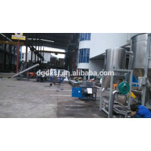PE PP film two stage side force feeding Plastic Recycling granulator machine